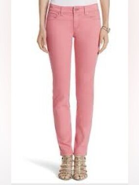 Must Have for Summer Cache Washed Coral Flattering Fit Stretch Jeans